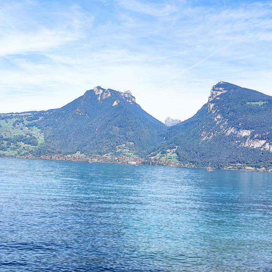 Spiez Lakeview By The Station Room C Εξωτερικό φωτογραφία